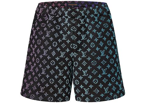 louis vuitton black shorts